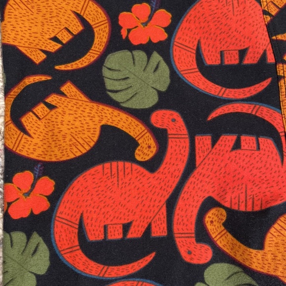 LuLaRoe Dinosaur Leggings (new without tags) - Picture 3 of 6